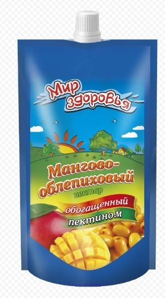 Изображение товара Нектар Мангово-Облепиховый с пектином на сахаре Мир здоровья 200мл Нектар Мангово-Облепиховый с пектином на сахаре Мир здоровья 200мл фотография