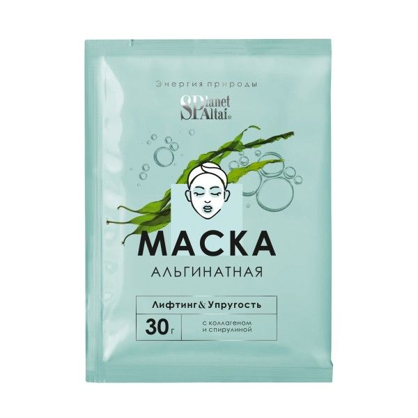 Изображение товара Маска Альгинатная Планета SPA Алтай Лифтинг-Упругость Две линии 30г Маска Альгинатная Планета SPA Алтай Лифтинг-Упругость Две линии 30г фотография