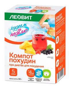 Леовит Кисель диетический «Очищающий» 18 г