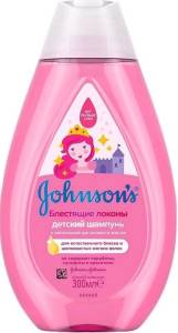 Шампунь «Johnsons baby» блестящие локоны, 300 мл