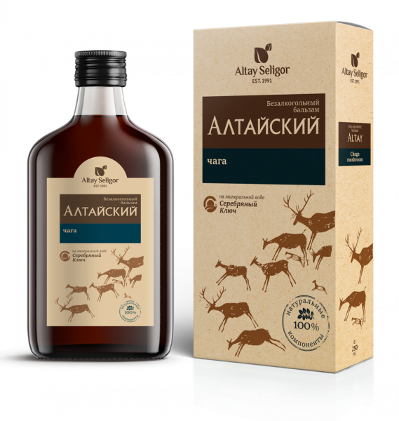 Изображение товара Бальзам Алтайский (с чагой), 250 мл Бальзам Алтайский (с чагой), 250 мл фотография