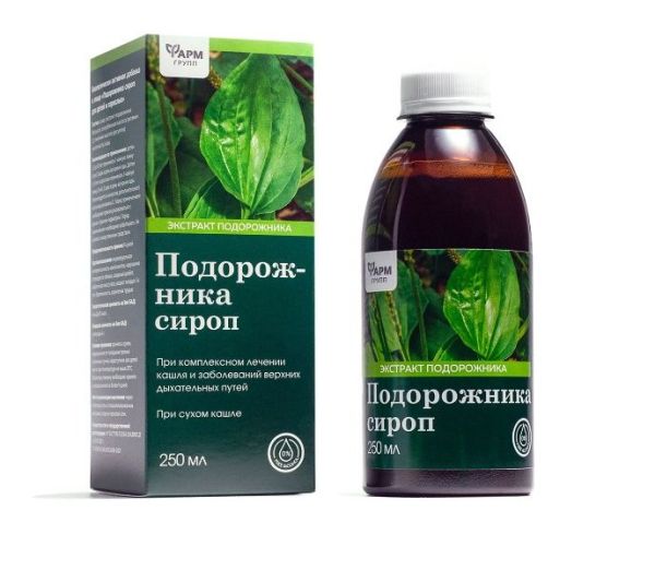 Изображение товара Подорожника Сироп для детей и взрослых Фармгрупп 250мл Подорожника Сироп для детей и взрослых Фармгрупп 250мл фотография