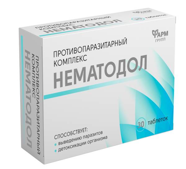 Нематодол противопаразитарный комплекс Фармгрупп 30 таблеток фотография